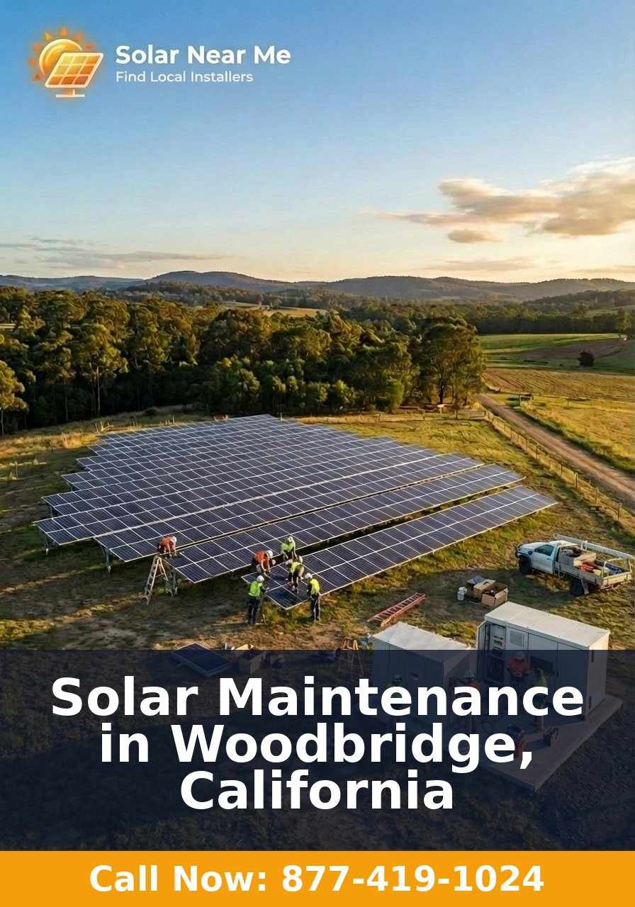 Solar Maintenance in Woodbridge, California