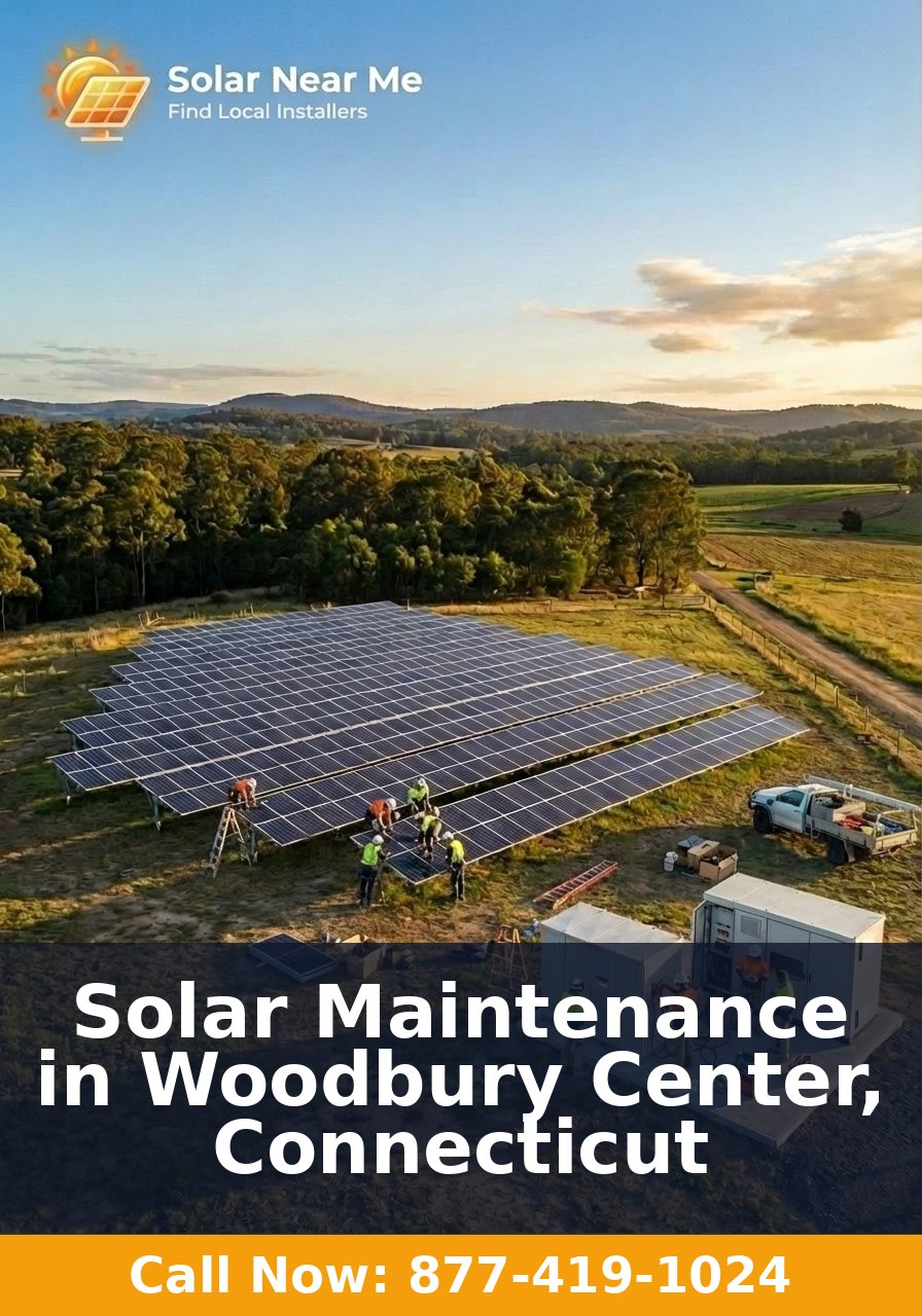 Solar Maintenance in Woodbury Center, Connecticut