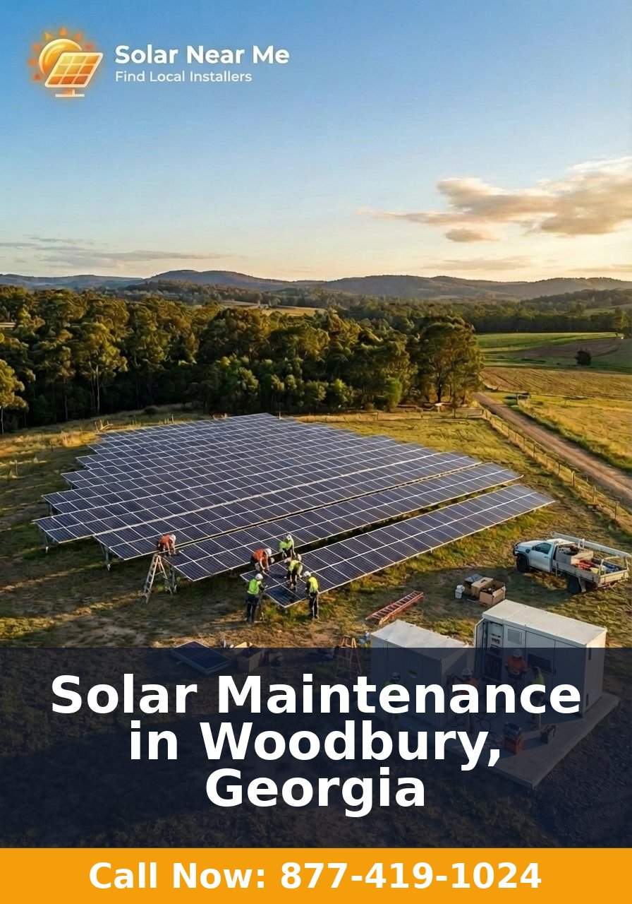 Solar Maintenance in Woodbury, Georgia