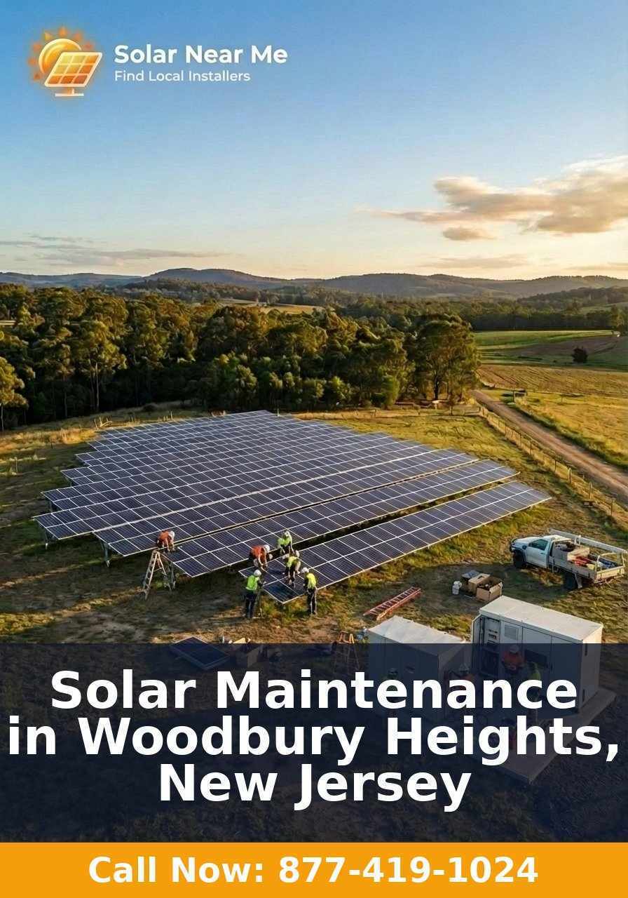 Solar Maintenance in Woodbury Heights, New Jersey
