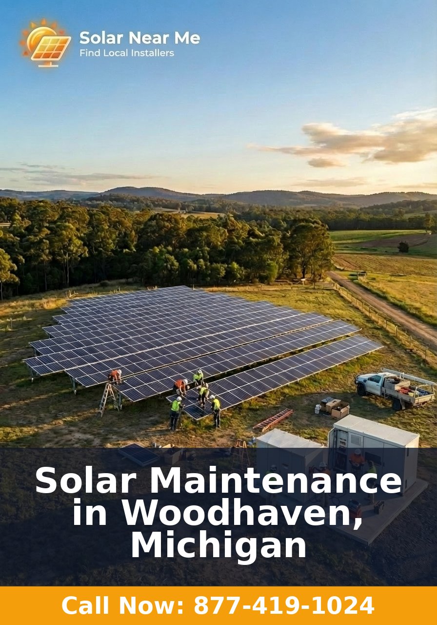 Solar Maintenance in Woodhaven, Michigan