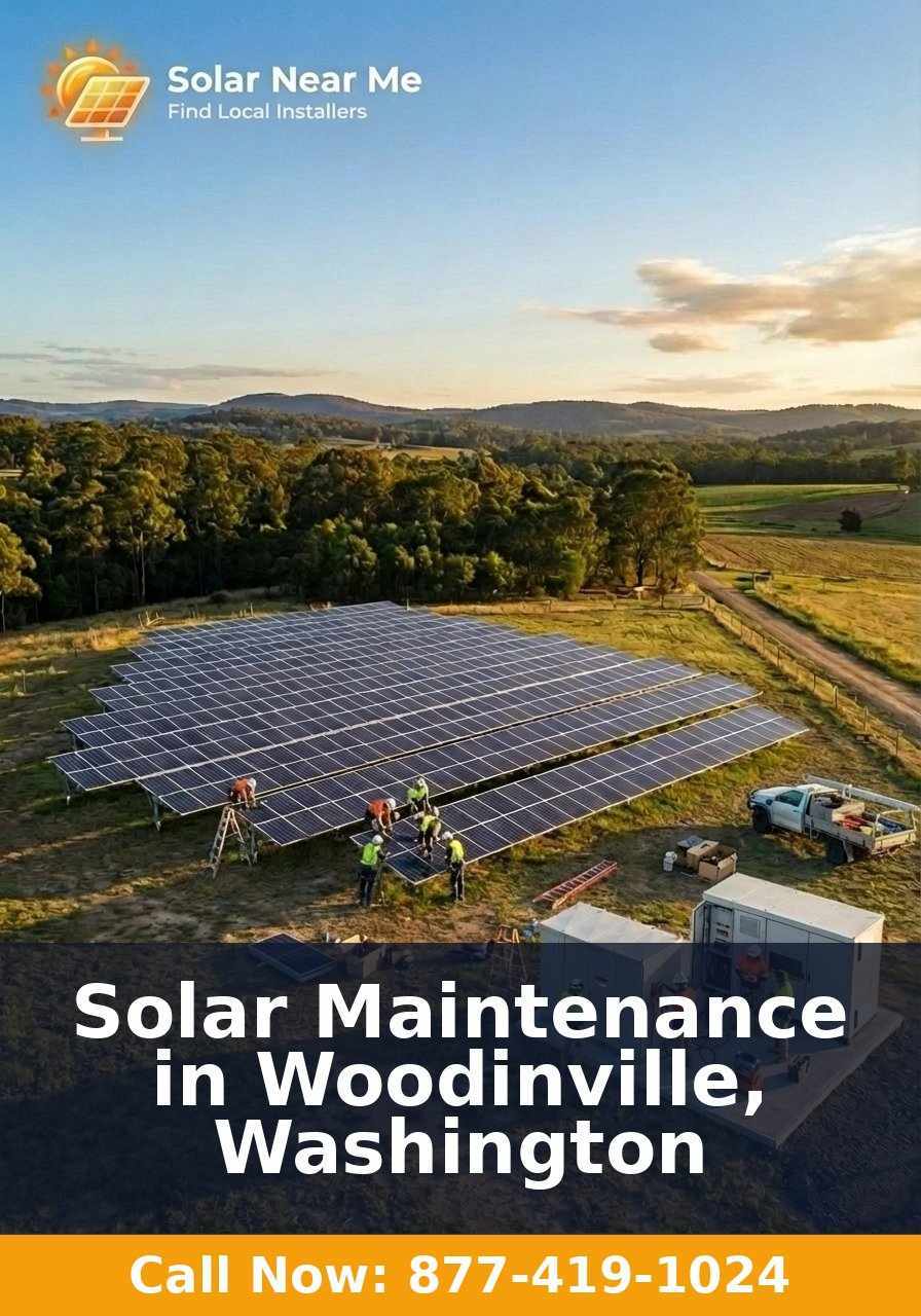 Solar Maintenance in Woodinville, Washington