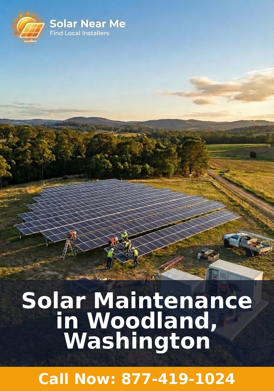 Solar Maintenance in Woodland, Washington
