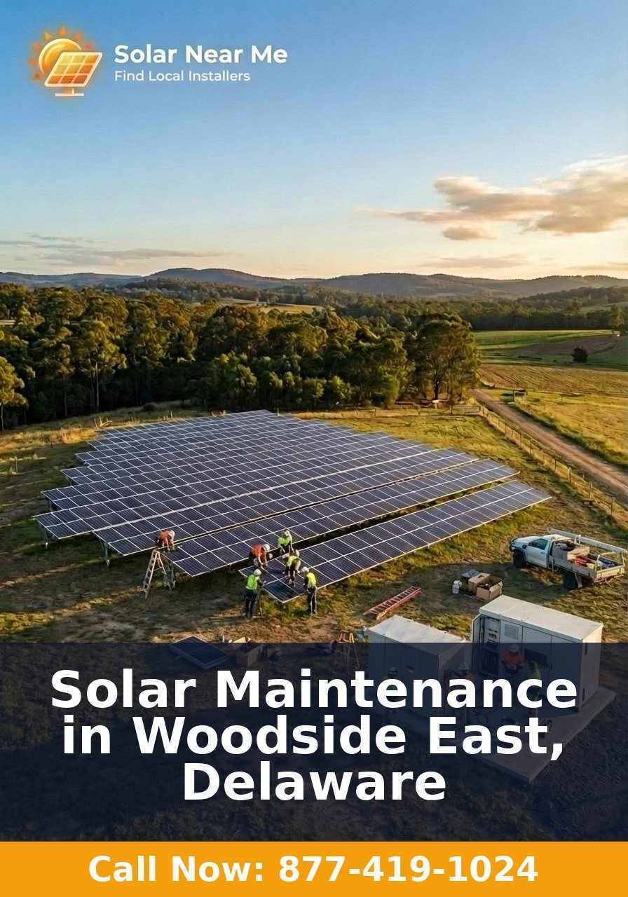 Solar Maintenance in Woodside East, Delaware