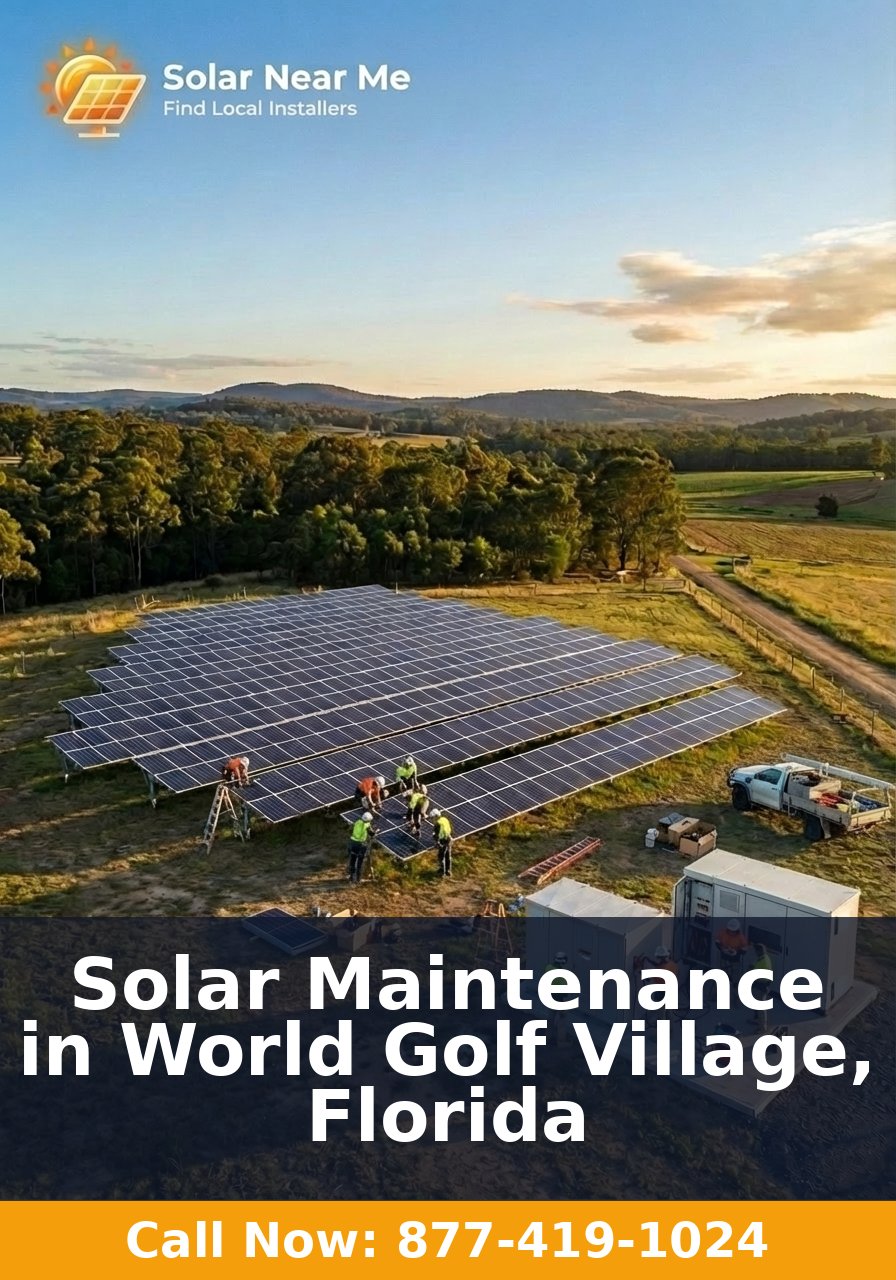 Solar Maintenance in World Golf Village, Florida