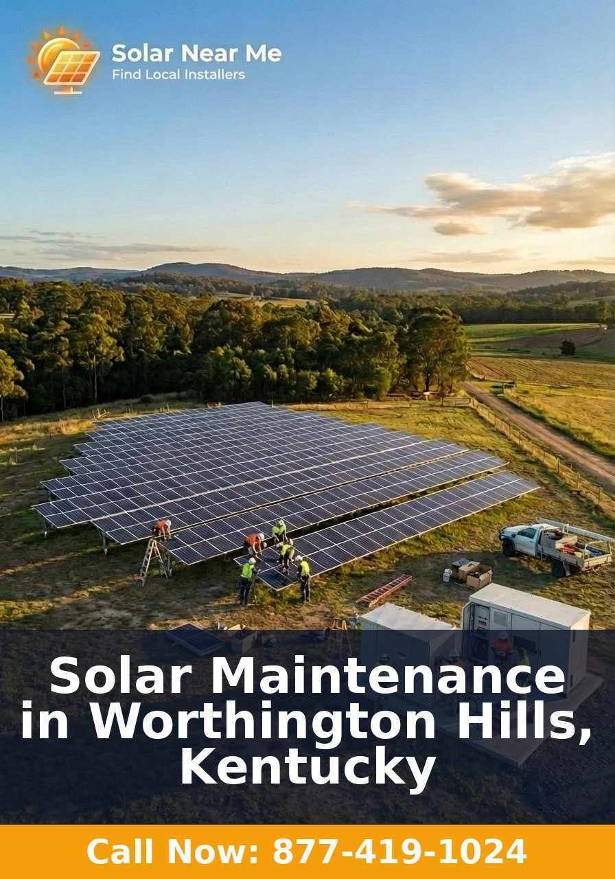 Solar Maintenance in Worthington Hills, Kentucky