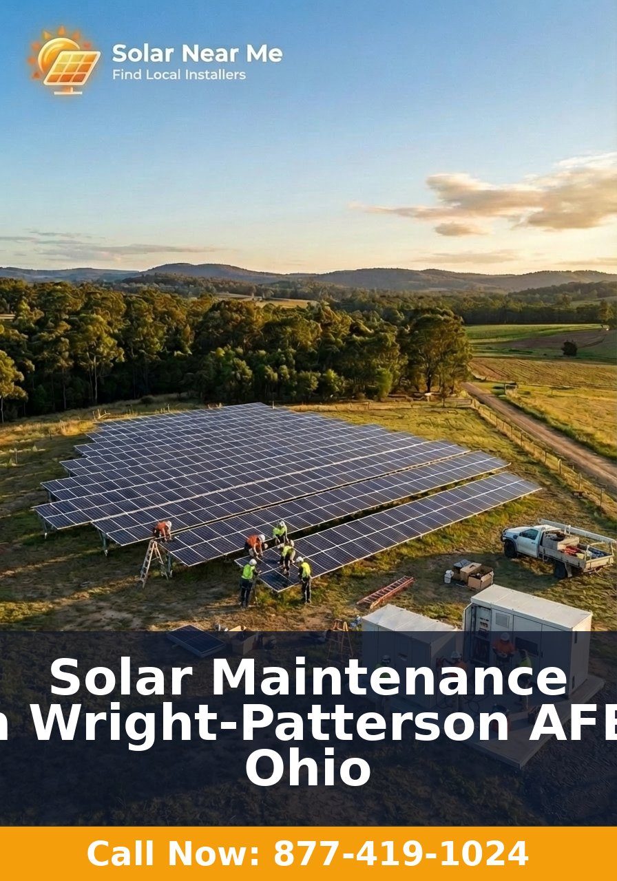 Solar Maintenance in Wright-Patterson AFB, Ohio