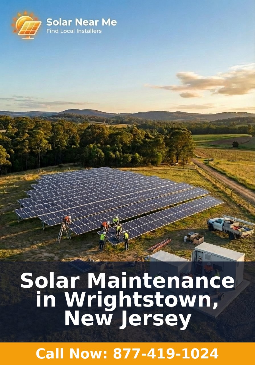 Solar Maintenance in Wrightstown, New Jersey