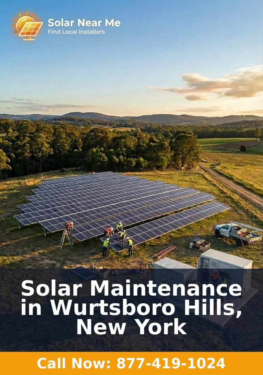Solar Maintenance in Wurtsboro Hills, New York