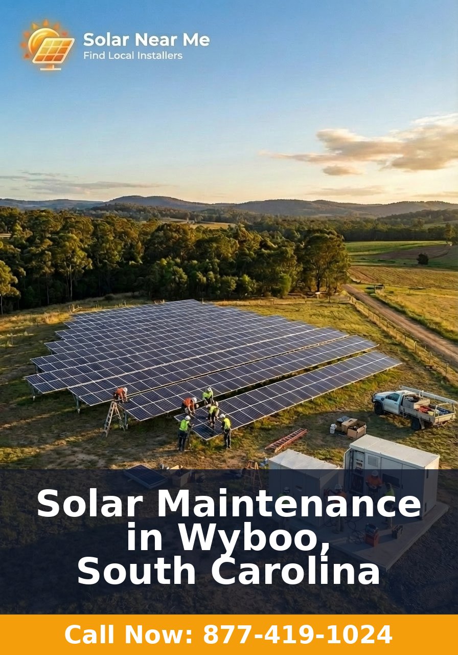 Solar Maintenance in Wyboo, South Carolina