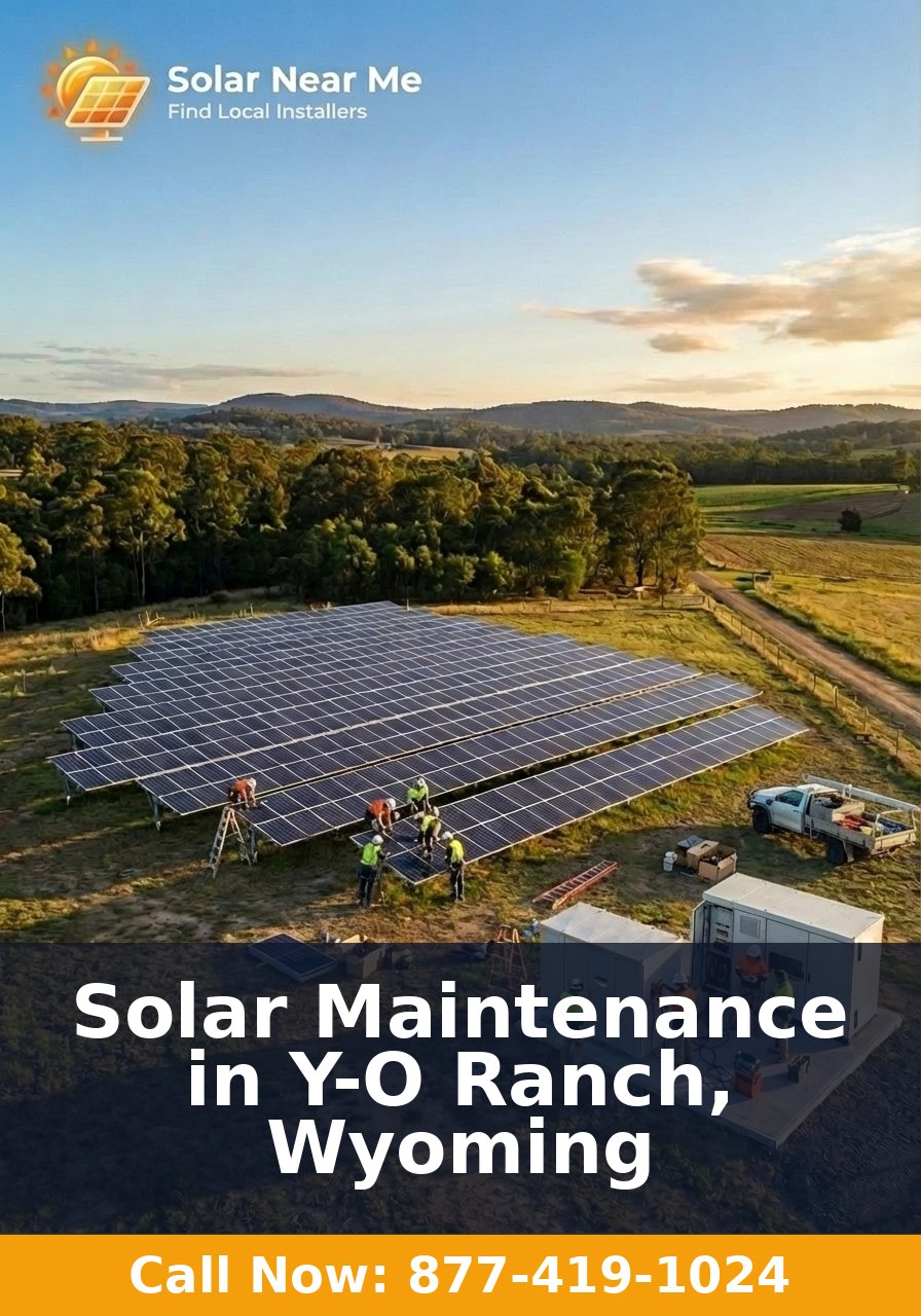 Solar Maintenance in Y-O Ranch, Wyoming