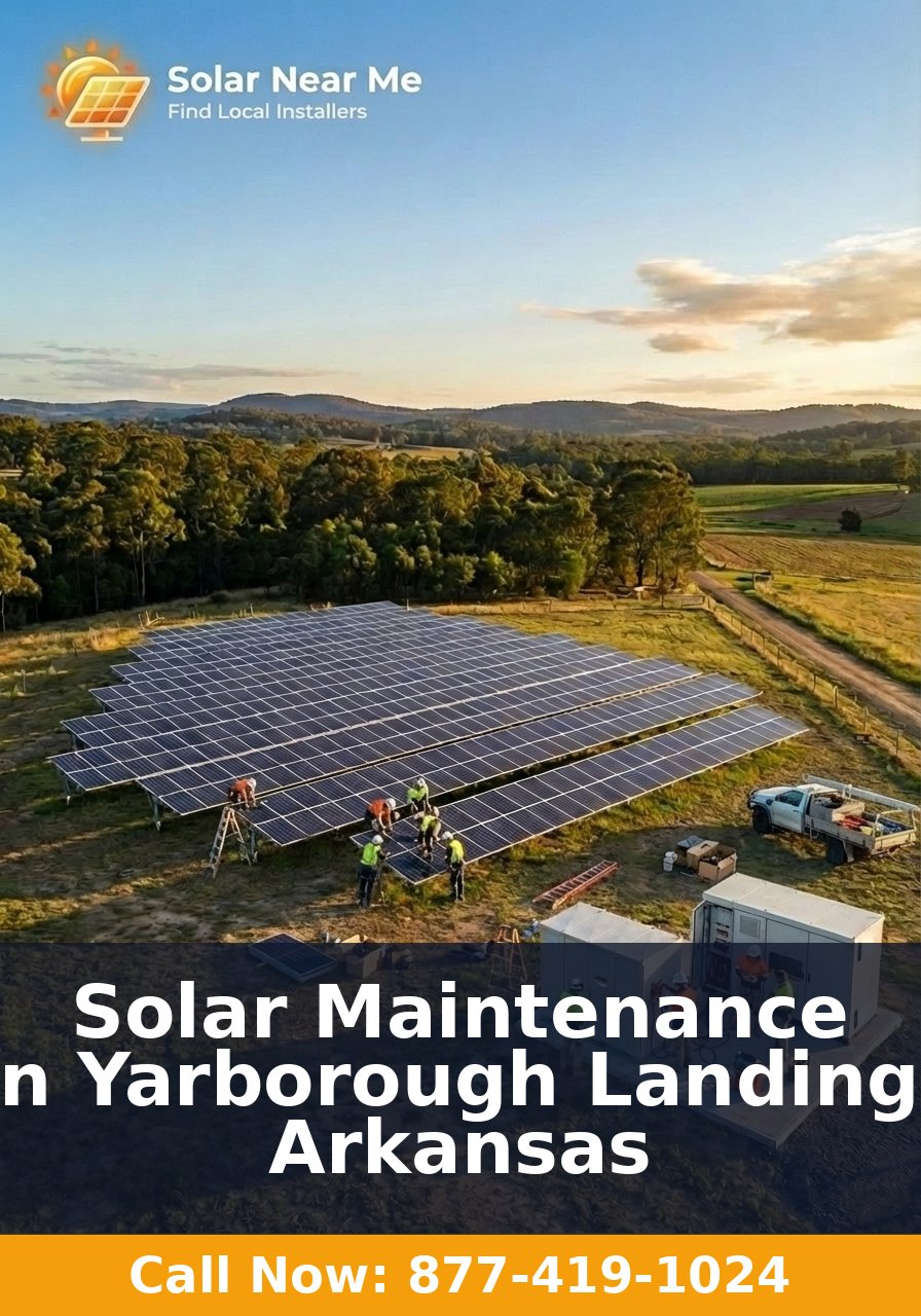 Solar Maintenance in Yarborough Landing, Arkansas