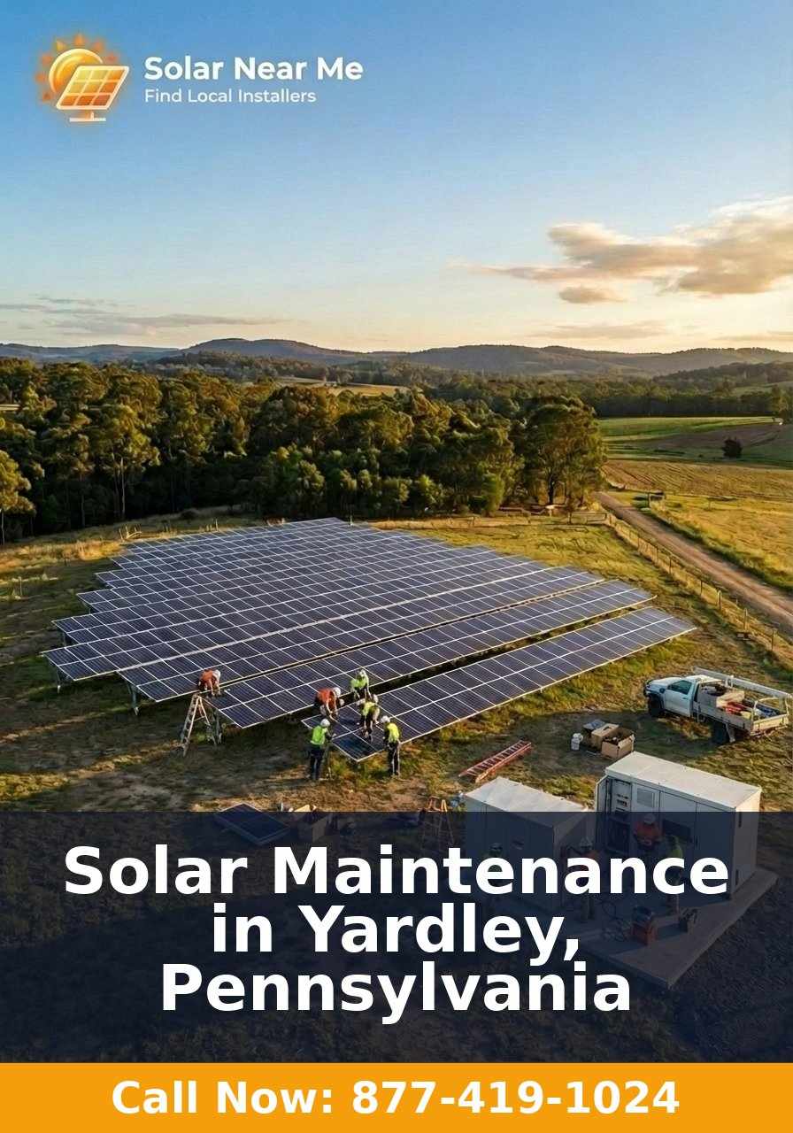 Solar Maintenance in Yardley, Pennsylvania