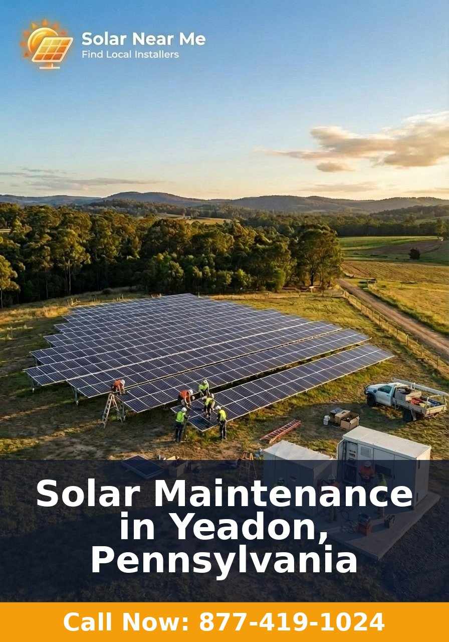 Solar Maintenance in Yeadon, Pennsylvania