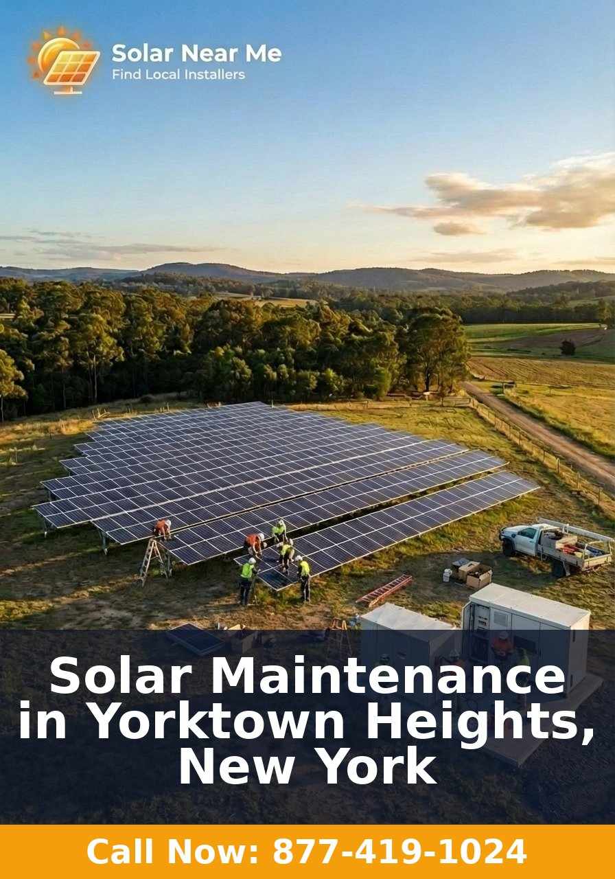 Solar Maintenance in Yorktown Heights, New York