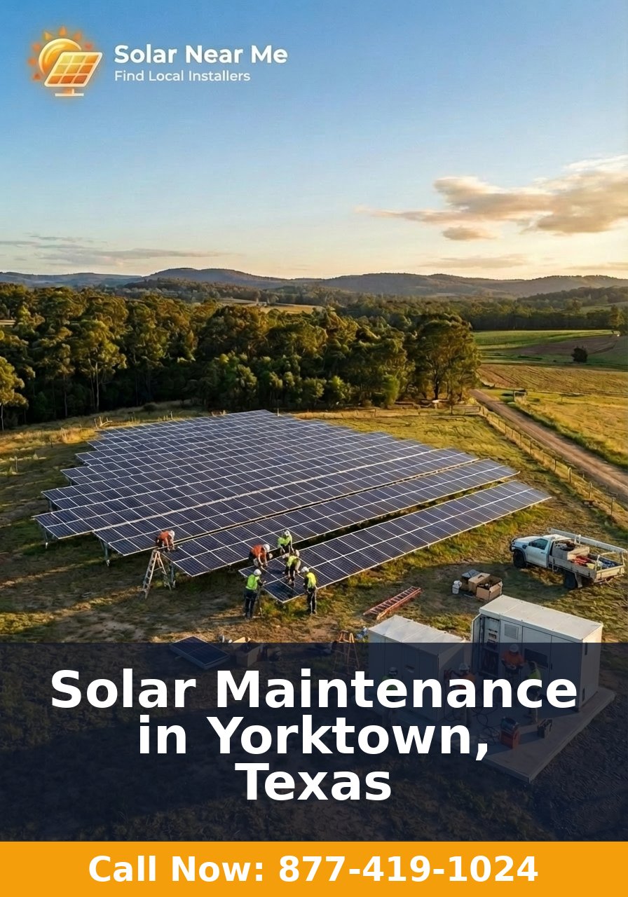 Solar Maintenance in Yorktown, Texas