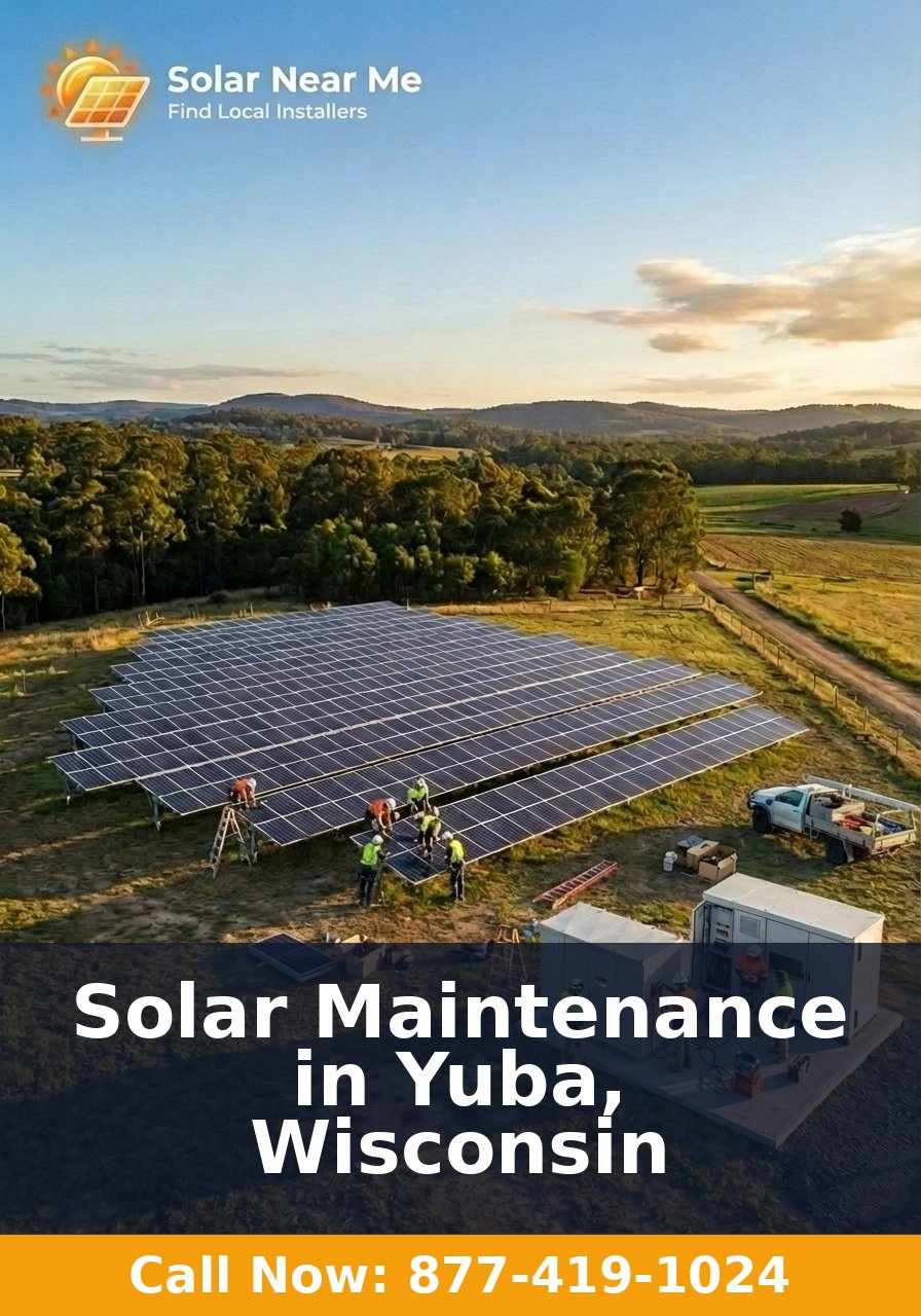 Solar Maintenance in Yuba, Wisconsin