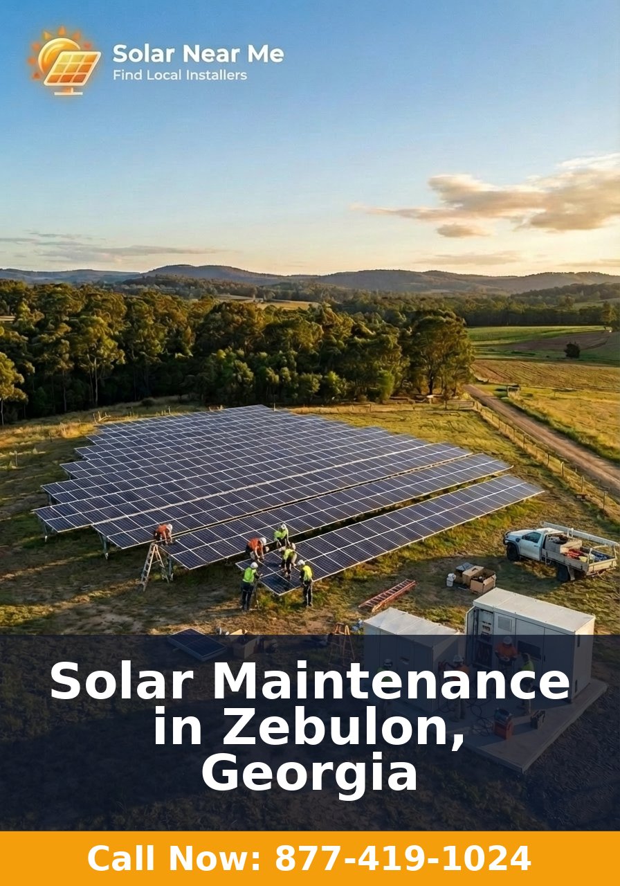 Solar Maintenance in Zebulon, Georgia