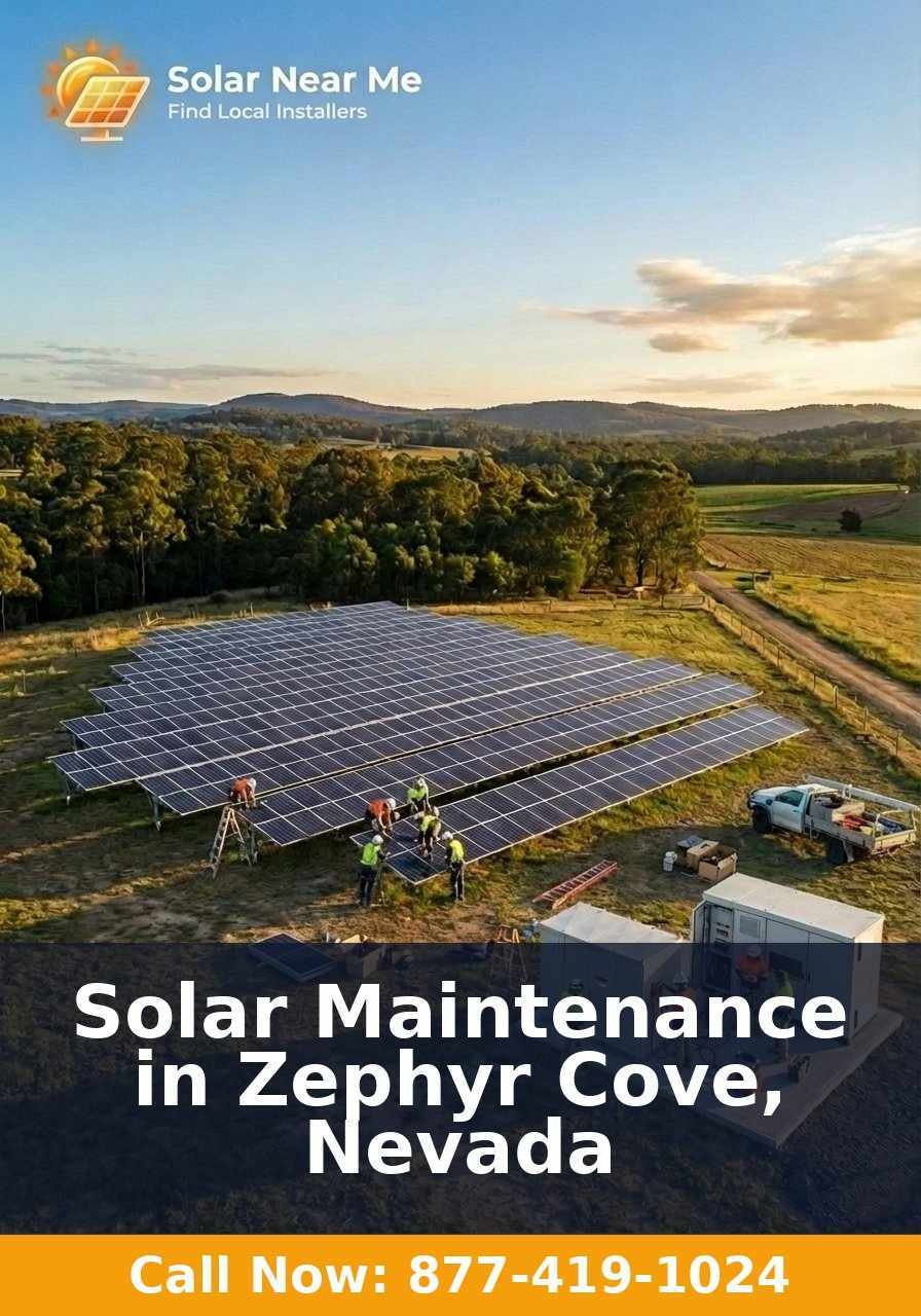Solar Maintenance in Zephyr Cove, Nevada