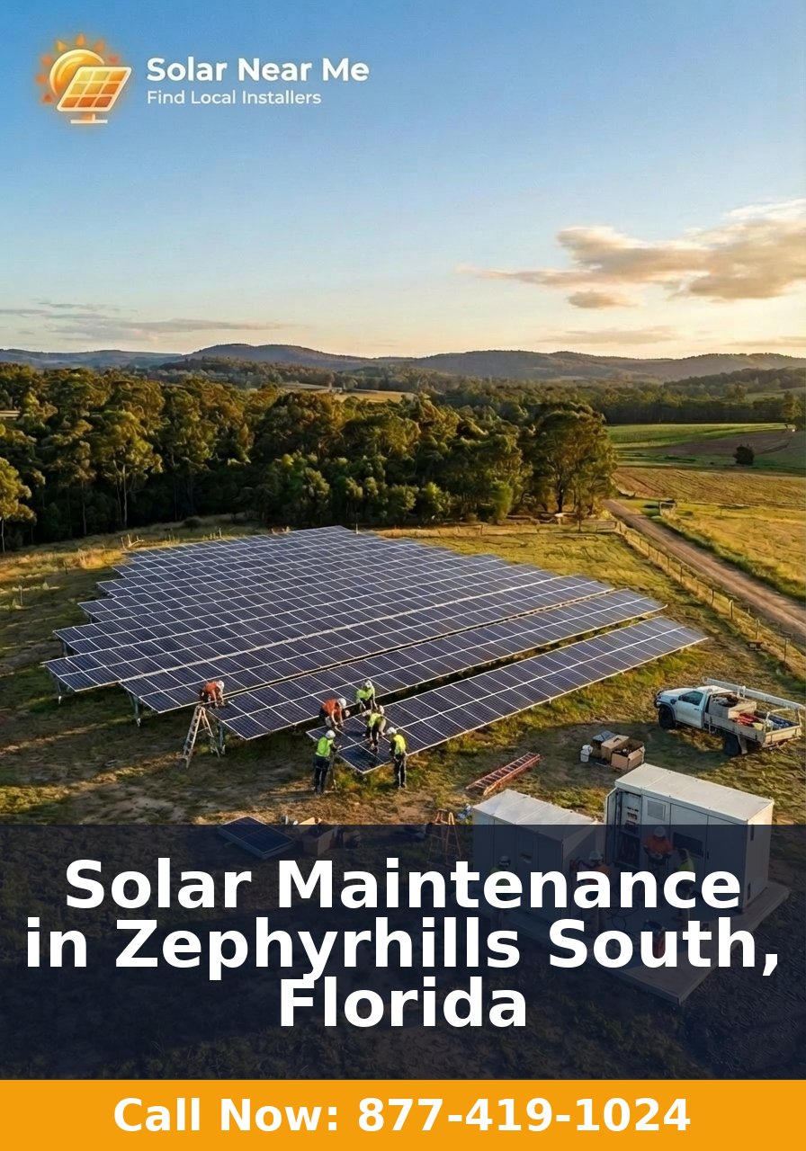 Solar Maintenance in Zephyrhills South, Florida