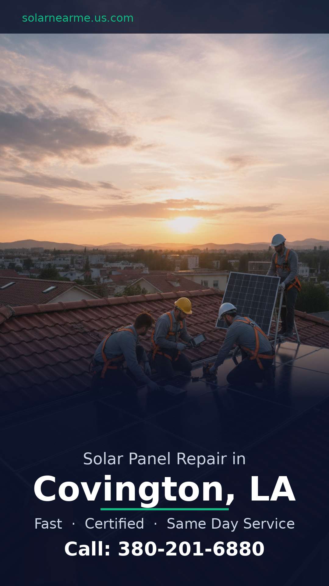 Solar Panel Repair in Covington, LA