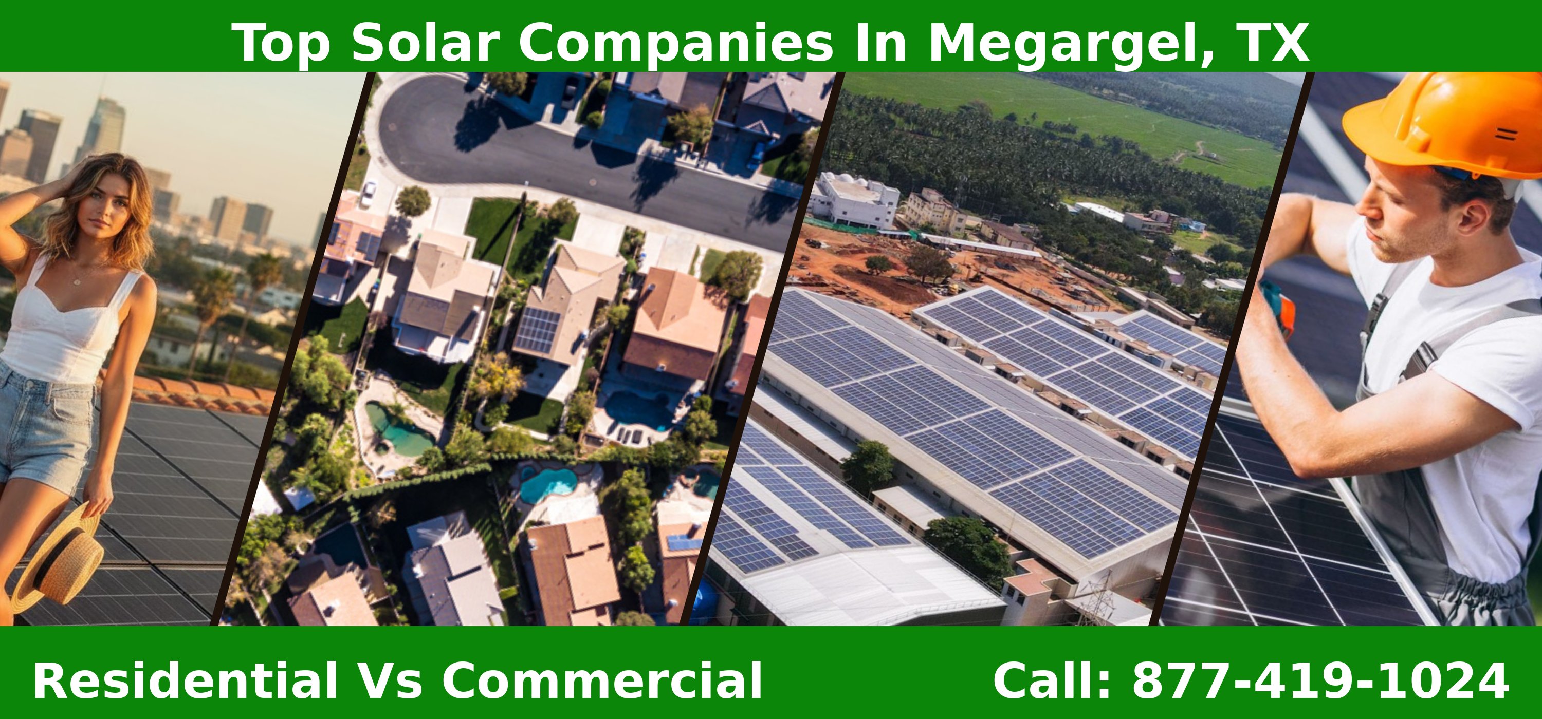 Top Solar Companies in Megargel, TX - Residential vs Commercial