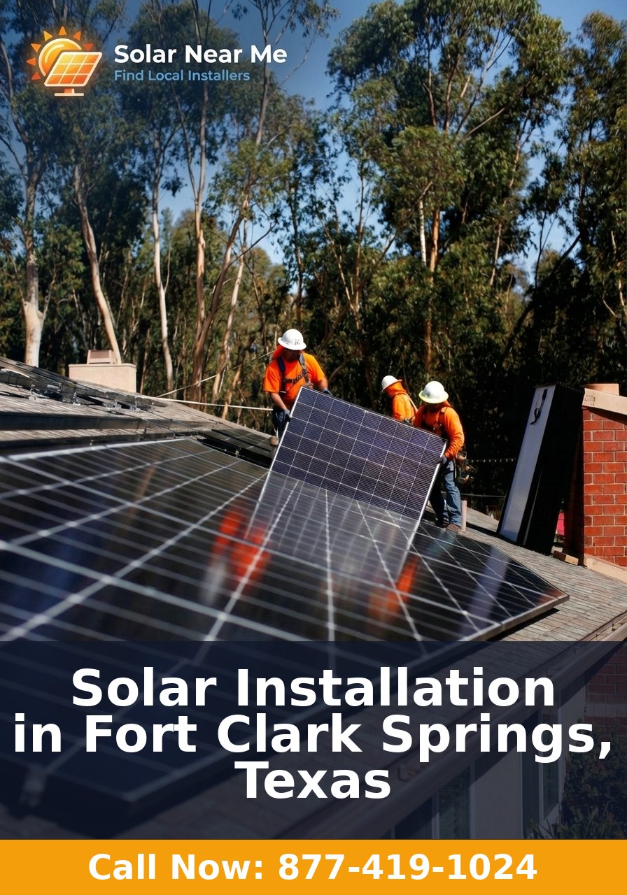 Solar Installation in Fort Clark Springs, Texas - Professional solar panel installation services