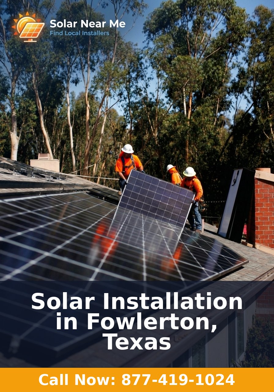 Solar Installation in Fowlerton, Texas - Professional solar panel installation services