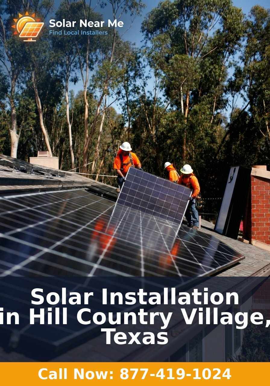 Solar Installation in Hill Country Village, Texas - Professional solar panel installation services
