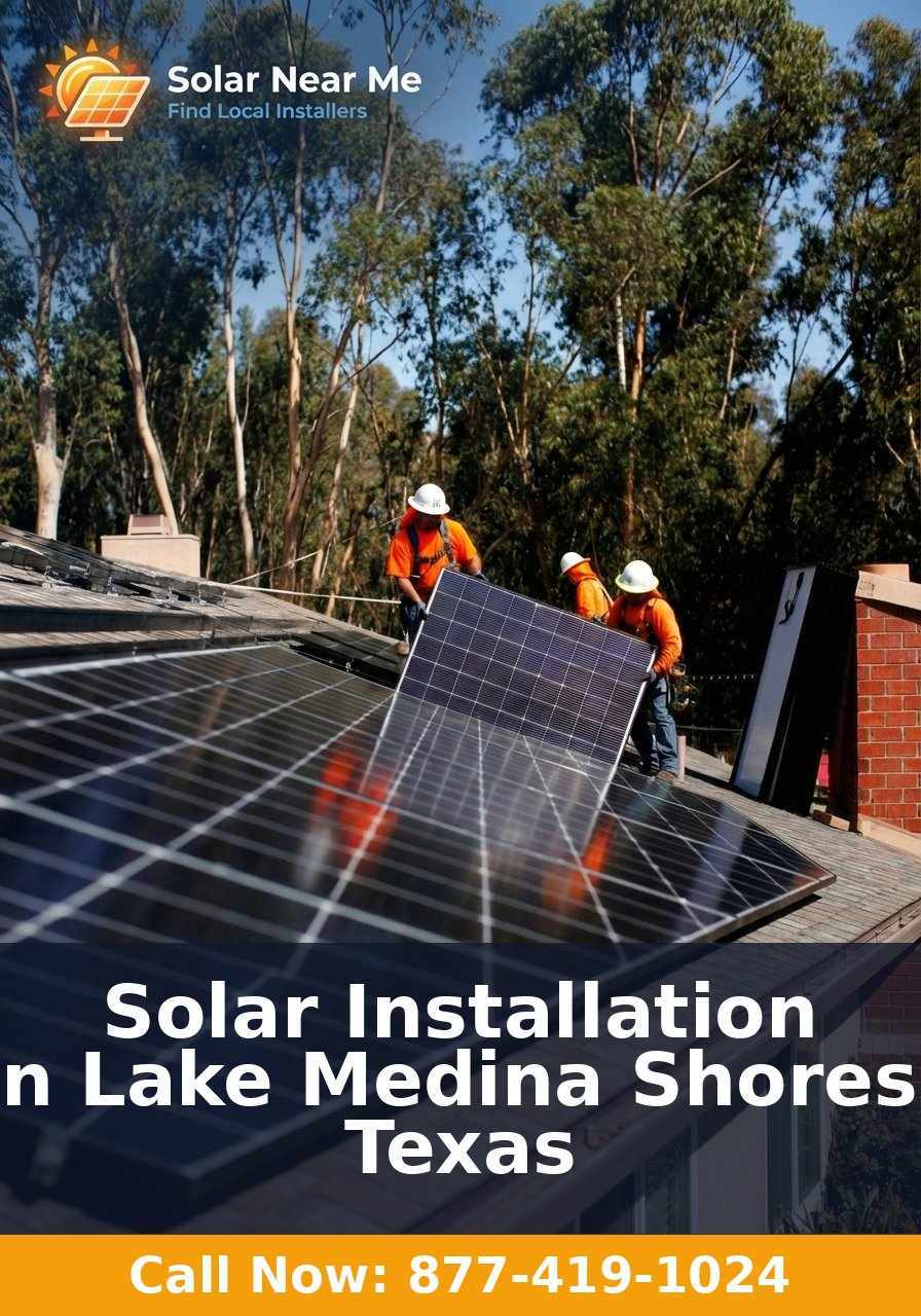 Solar Installation in Lake Medina Shores, Texas - Professional solar panel installation services