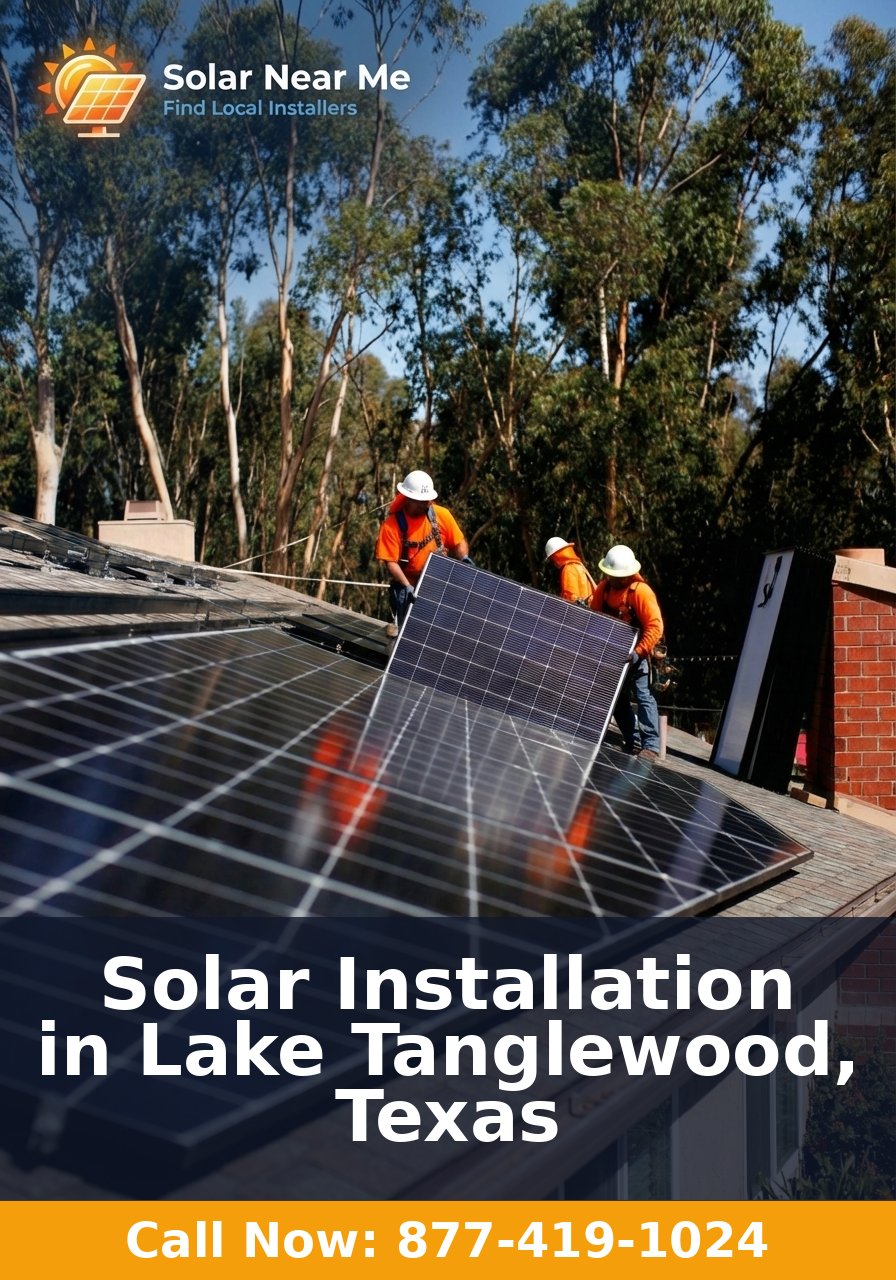 Solar Installation in Lake Tanglewood, Texas - Professional solar panel installation services