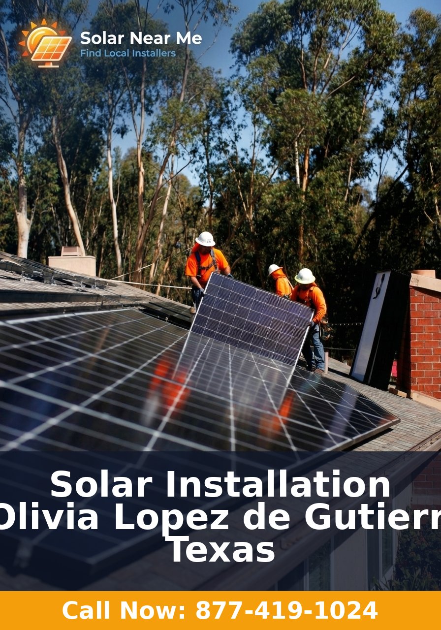 Solar Installation in Olivia Lopez de Gutierrez, Texas - Professional solar panel installation services