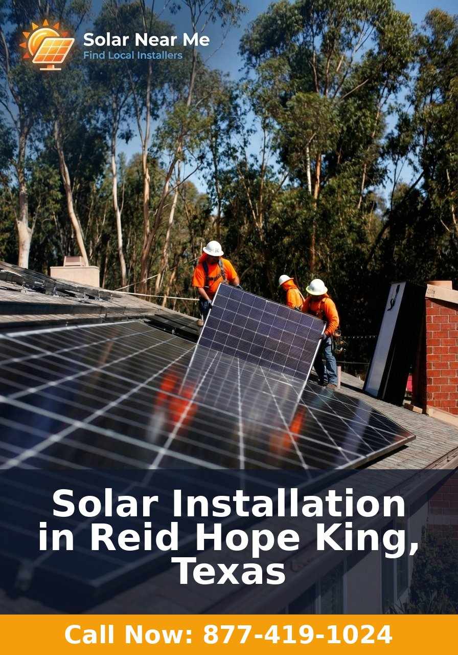Solar Installation in Reid Hope King, Texas - Professional solar panel installation services