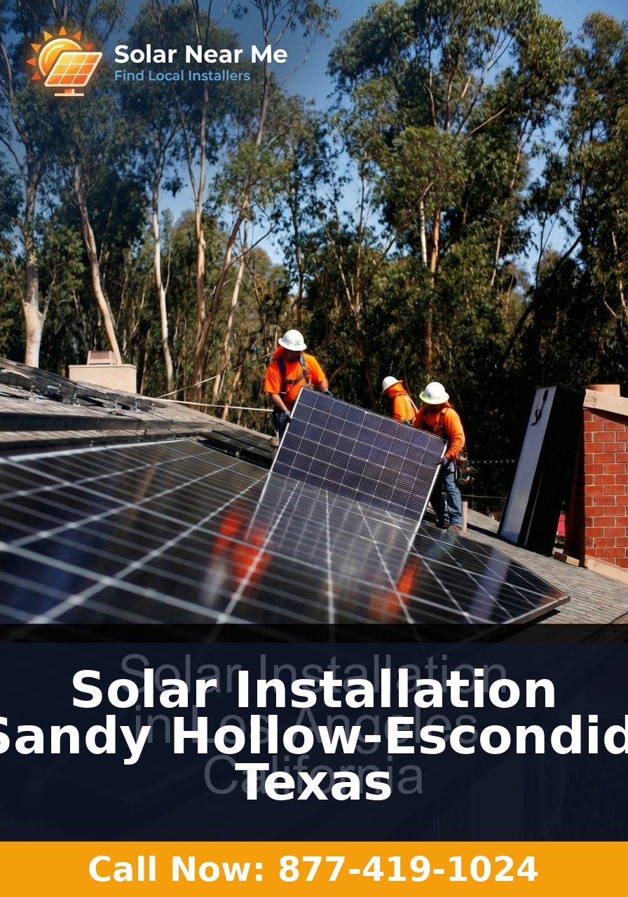 Solar Installation in Sandy Hollow-Escondidas, Texas - Professional solar panel installation services