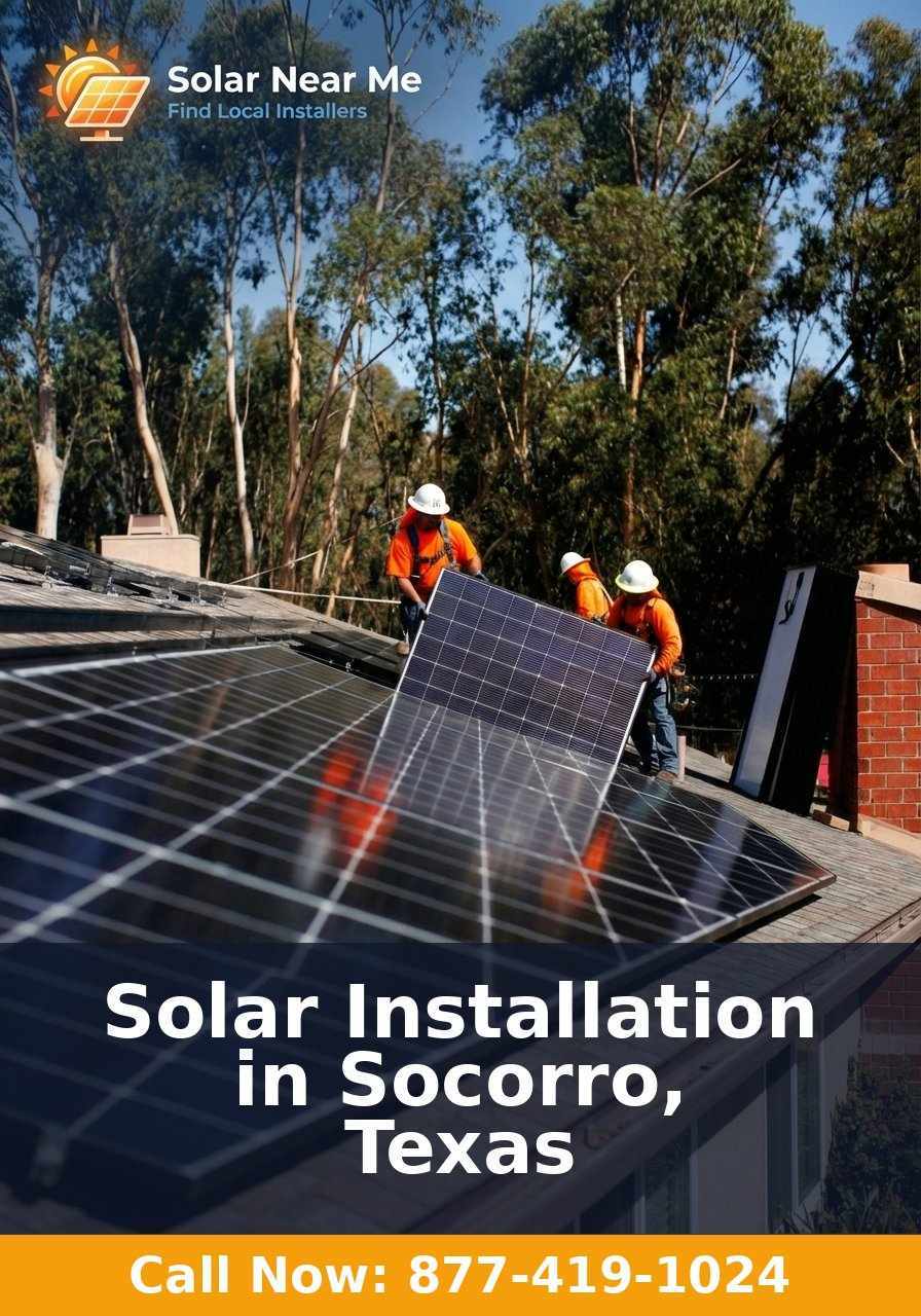 Solar Installation in Socorro, Texas - Professional solar panel installation services