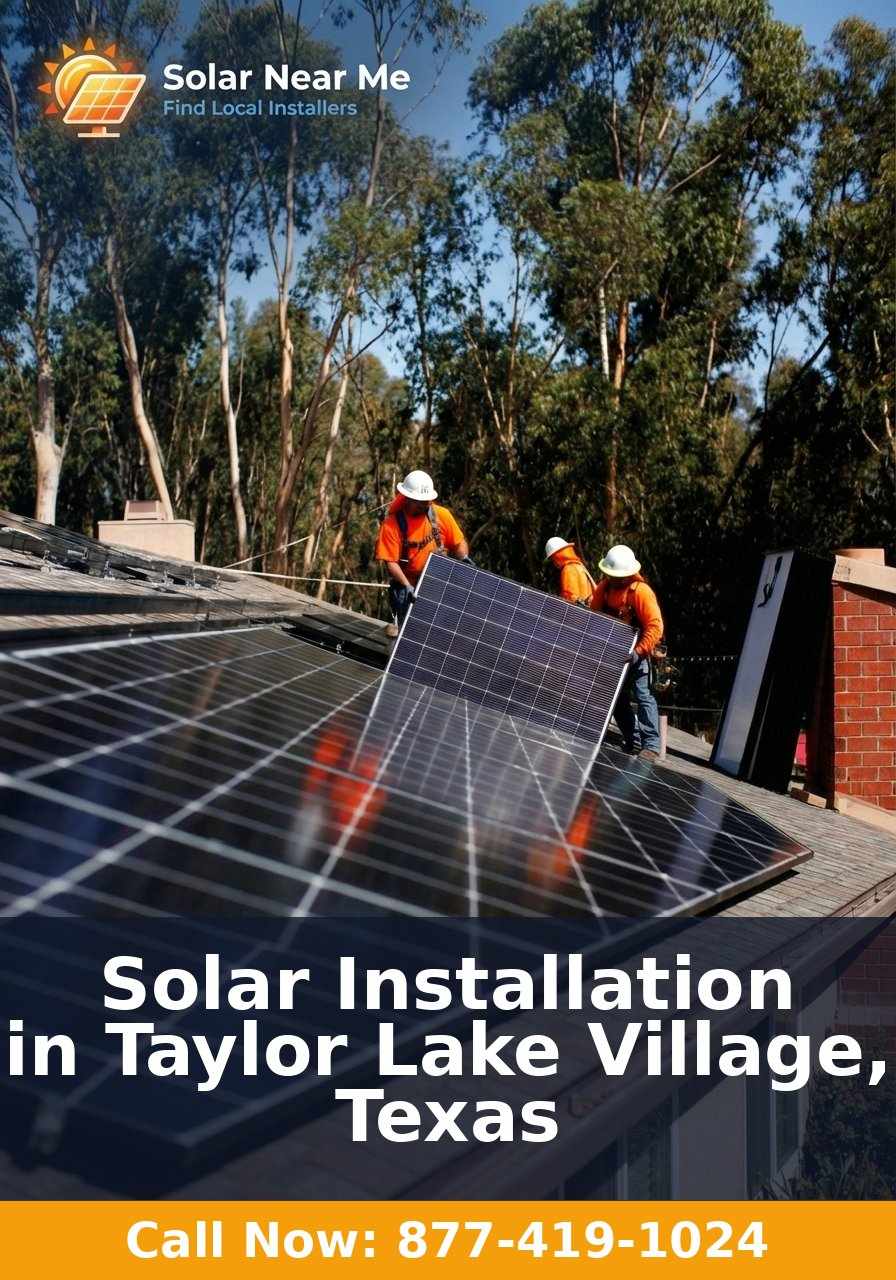 Solar Installation in Taylor Lake Village, Texas - Professional solar panel installation services