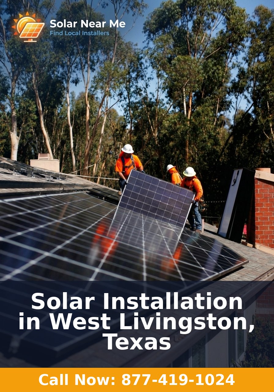 Solar Installation in West Livingston, Texas - Professional solar panel installation services