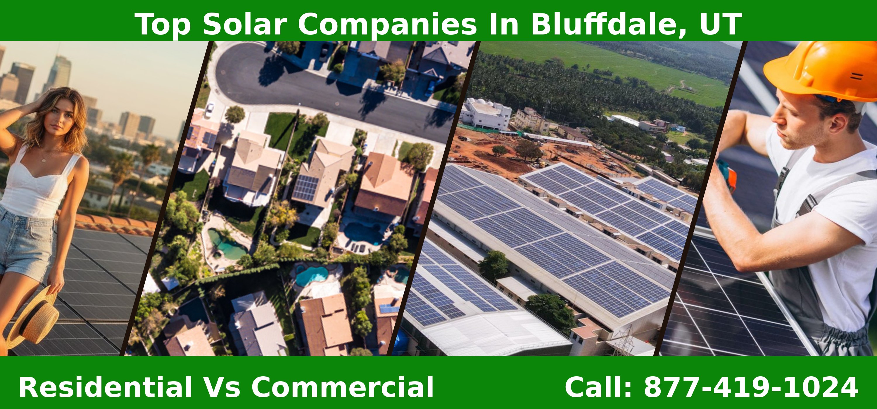 Top Solar Companies in Bluffdale, UT - Residential vs Commercial