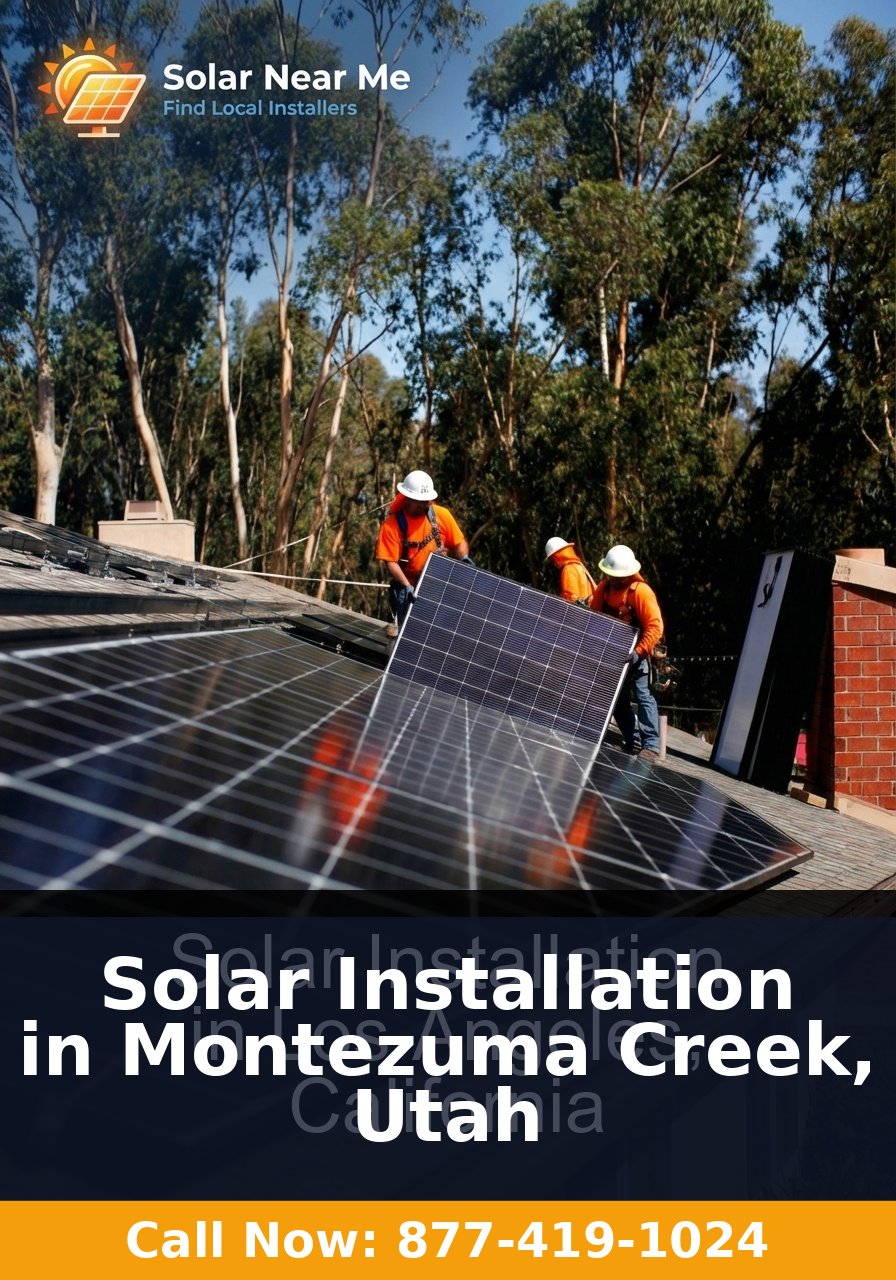 Solar Installation in Montezuma Creek, Utah - Professional solar panel installation services