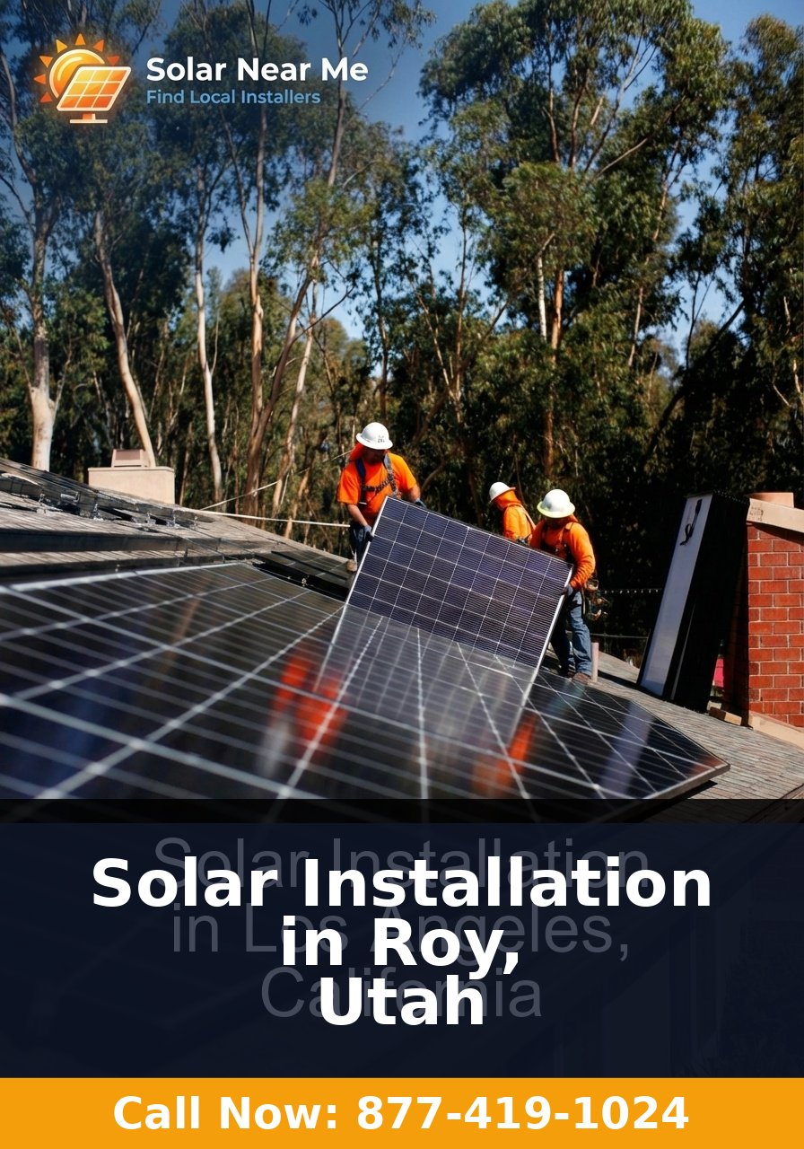 Solar Installation in Roy, Utah - Professional solar panel installation services