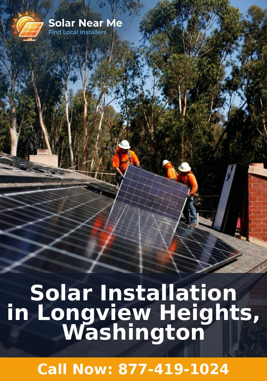 Solar Installation in Longview Heights, Washington - Professional solar panel installation services