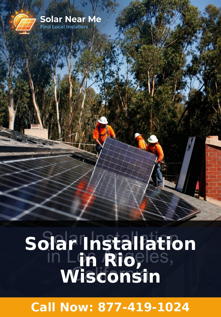 Solar Installation in Rio, Wisconsin - Professional solar panel installation services