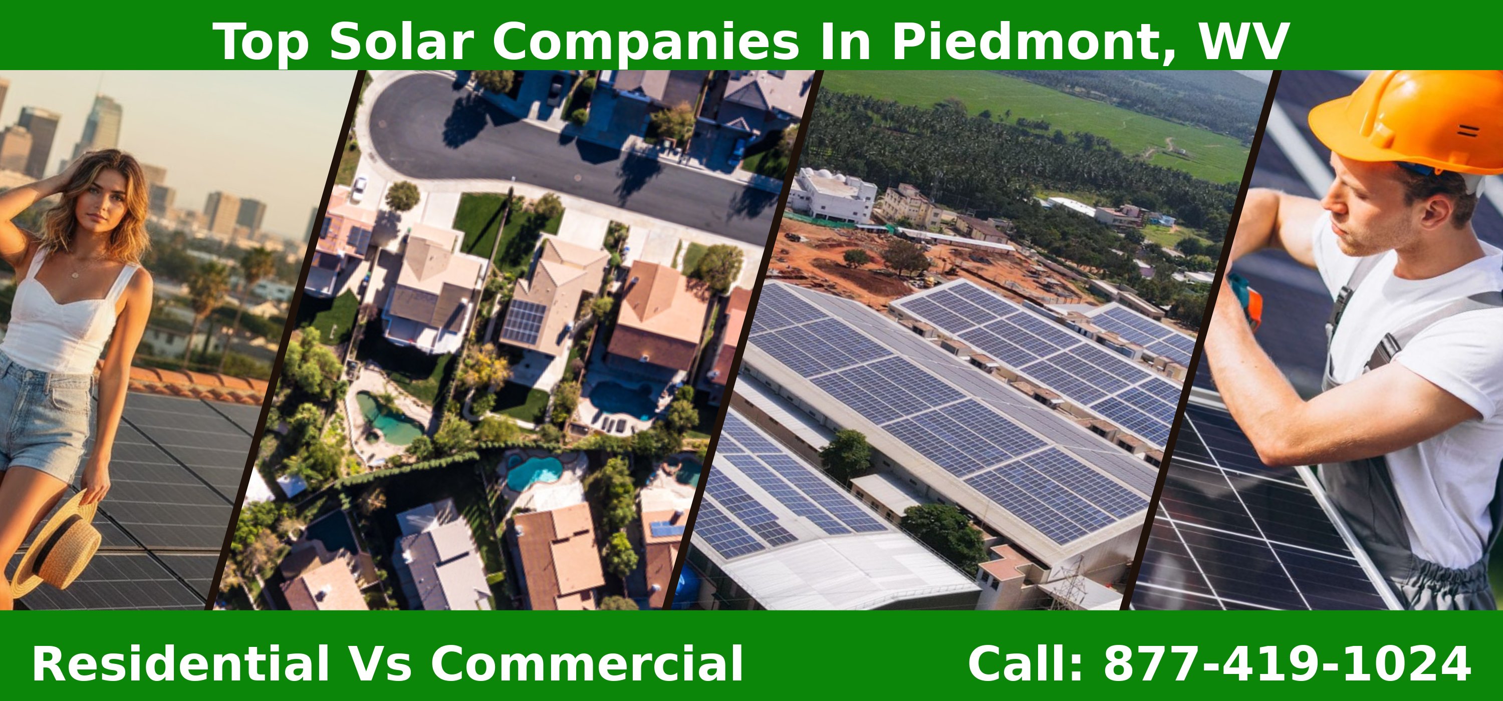 Top Solar Companies in Piedmont, WV - Residential vs Commercial
